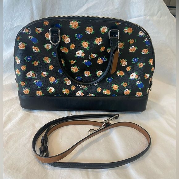 Coach Black Floral Women's Bag - Picture 3 of 3